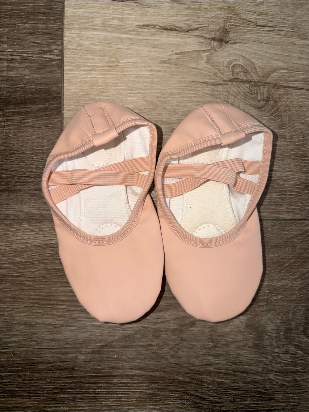 Capezio Peach-Pink Dance Slippers for Kids